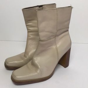 Leather boots made in Brazil.